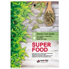 Eyenlip Super Food Green Tea Mask Маска для лица тканевая с зеленым чаем 23мл
