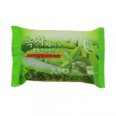 Juno Sangtumeori Peeling Soap Green Tea Мыло с отшелушивающим эффектом с зеленым чаем 150г