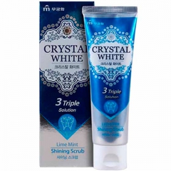Mukunghwa Crystal White Отбеливающая зубная паста с ароматом лайма и мяты 110г