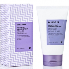 Mizon Great Pure Cleansing Foam Скрабирующая пенка для очищения кожи лица 120мл