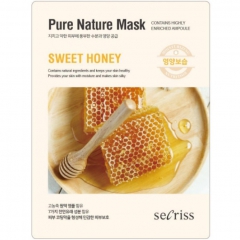 Anskin Secriss Pure Nature Mask Pack Sweet honey Маска для лица тканевая с медом 25мл
