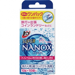 Lion Top Super Nanox Суперконцентрированный гель для стойких загрязнений (рефил) 10г*10шт