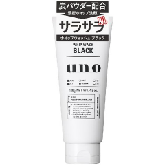 Shiseido UNO Освежающая мужская пенка для умывания с древесным углём 130г