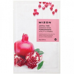 Mizon Joyful Time Essence Mask Pomegranate Тканевая маска для лица с экстрактом гранатового сока 1шт