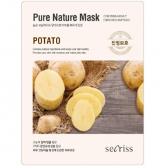 Anskin Secriss Pure Nature Mask Pack Potato Тканевая маска для лица с экстрактом картофеля 25мл