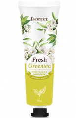 Deoproce Fresh Greentea Perfumed Hand Cream Крем для рук парфюмированный с зеленым чаем 50г