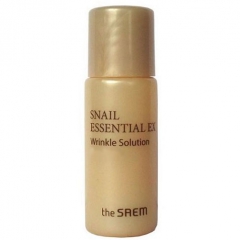 The Saem Snail Essential EX Wrinkle Solution Toner Антивозрастной улиточный тонер (миниатюра) 5мл