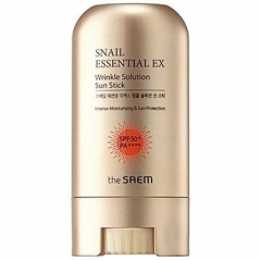 The Saem Snail Essential EX Wrinkle Solution Sun Stick Улиточный солнцезащитный стик с улиткой SPF50