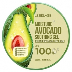 Lebelage Moisture Avocado 100% Soothing Gel Увлажняющий смягчающий гель с авокадо 300мл