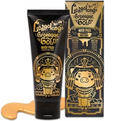 Elizavecca Hell-Pore Longolongo Gronique Gold Mask Pack Золотая маска с пептидами 100мл