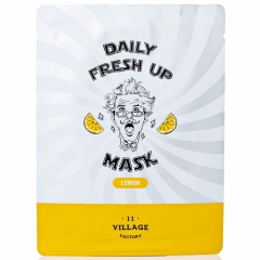 Village 11 Factory Daily Fresh up Mask Lemon Тканевая маска для лица с экстрактом лимона 20мл