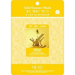 Mijin MJCare Gold Essence Mask Маска тканевая с золотом 23г