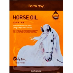 Farmstay Horse Oil Тканевая маска для лица с лошадиным маслом 23мл