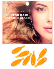 Kocostar Luster Hair Capsule Mask Инкапсулированная сыворотка для волос c аргановым маслом 7шт*0.75г