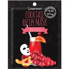 Berrisom Cocktail Recipe Mask Peach Crush Маска-коктейль Персик Краш 20мл