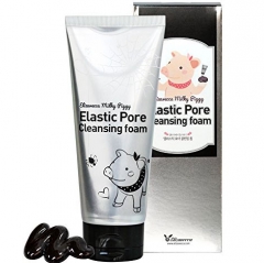 Elizavecca Milky Piggy Elastic Pore Cleansing Foam Черная пенка-маска для умывания 120мл