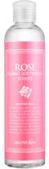 Secret Key Rose Floral Softening Toner Увлажняющий и тонизирующий тонер на основе розовой воды 248мл
