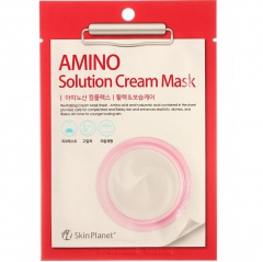 Mijin Skin Planet Amino Solution Cream Mask Тканевая кремовая маска с аминокислотами 30г