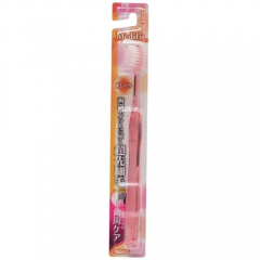 Ebisu Суперкомпактная 4-х рядная зубная щетка с прозрачной ручкой (мягкая) 1шт
