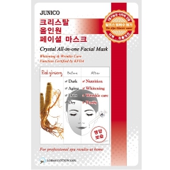 Mijin Crystal All-in-one Facial Mask Red ginseng Маска тканевая c красным женьшенем 25г