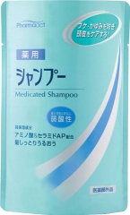 Kumano Pharmaact Слабокислотный шампунь против перхоти и зуда кожи головы (рефил) 400мл