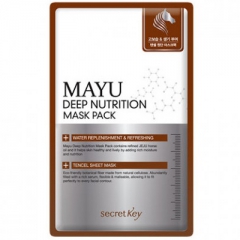 Secret Key Mayu Deep Nutrition Mask Pack Питательная маска для лица с лошадиным жиром 20г