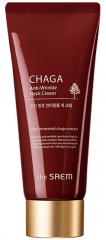 The Saem CHAGA Anti-wrinkle Neck Cream Антивозрастной крем для шеи с Чагой 100мл