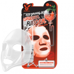 Elizavecca Red Ginseng Deep Power Ringer Mask Pack Маска для лица тканевая с красным женьшенем 23мл