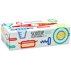 Nepia Scottie Crecia Бумажные кухонные полотенца двухслойные 75 листов 1шт