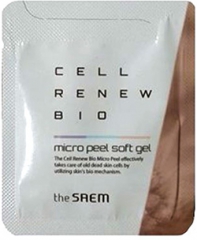 The Saem Cell Renew Bio Micro Peel Soft Gel Мягкий пилинг-скатка для лица (тестер)