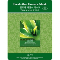 Mijin Fresh Aloe Essence Mask Тканевая маска с алоэ 23г