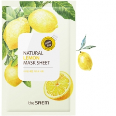 The Saem Natural Lemon Mask Sheet Тканевая маска с экстрактом лимона 20мл