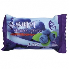 Juno Sangtumeori Peeling Soap Blueberry Мыло с отшелушивающим эффектом с черникой 150г