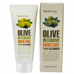 Farmstay Olive Intensive Moisture Foam Cleanser Увлажняющая пенка с экстрактом оливы 100мл
