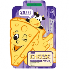 Mijin Mj Care Real Cheese Firming & Lifting Mask Тканевая лифтинг-маска с ферментированным сыром 1шт