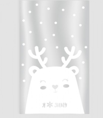 Пакет подарочный пластиковый «Я люблю зиму», 20 х 35 см