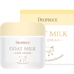 Deoproce Goat Milk Pure Cream Крем для лица антивозрастной с экстрактом козьего молока 50г