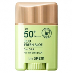 The Saem Jeju Fresh Aloe Sun Stick Стик солнцезащитный с экстрактом алоэ SPF50+ PA++++ 16г