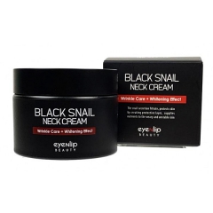 Eyenlip Black Snail Neck Cream Антивозрастной крем для шеи с муцином черной улитки 50мл