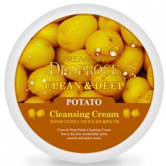 Deoproce Premium Clean & Deep Potato Cleansing Cream Крем очищающий с экстрактом картофеля 300г