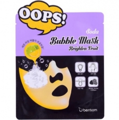 Berrisom Soda Bubble Mask Brighten Fruit Маска пузырьковая для сияния кожи 18мл