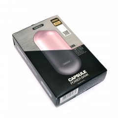 Внешний аккумулятор Remax Capsule Power Bank 5000mAh RPL-22 Pink