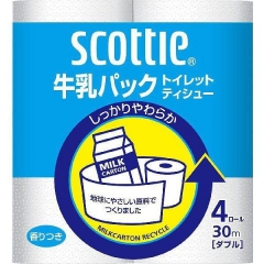 Nepia Scottie Crecia Двухслойная туалетная бумага с легким ароматом 4шт