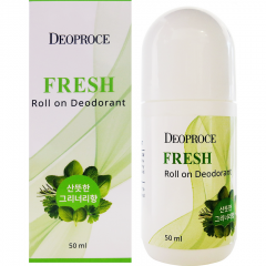 Deoproce Fresh Roll On Deodorant Роликовый дезодорант 50мл