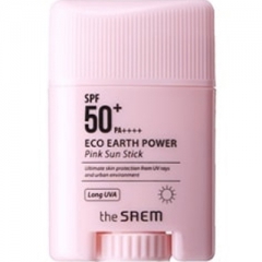 The Saem Eco Earth Power Pink Sun Stick Солнцезащитный стик SPF50+ PA++++ 16г