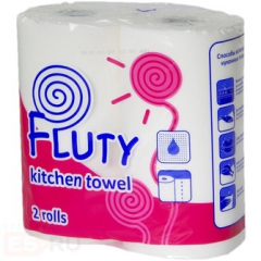 Gotaiyo Fluty Двухслойные бумажные полотенца в рулоне 2шт