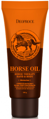 Deoproce Horse Oil Horse Therapy Hand&Body Крем для тела и рук с лошадиным жиром 100г