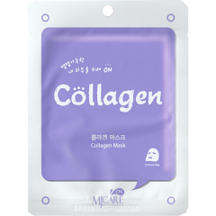 Mijin Collagen Mask Pack Маска тканевая с коллагеном 22г