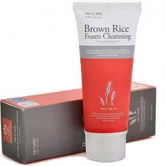 3W Clinic Brown Rice Foam Cleansing Пенка для умывания с экстрактом коричневого риса 100мл