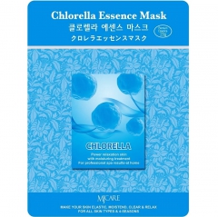 Mijin Chlorella Essence Mask Маска тканевая для лица Хлорелла 23г